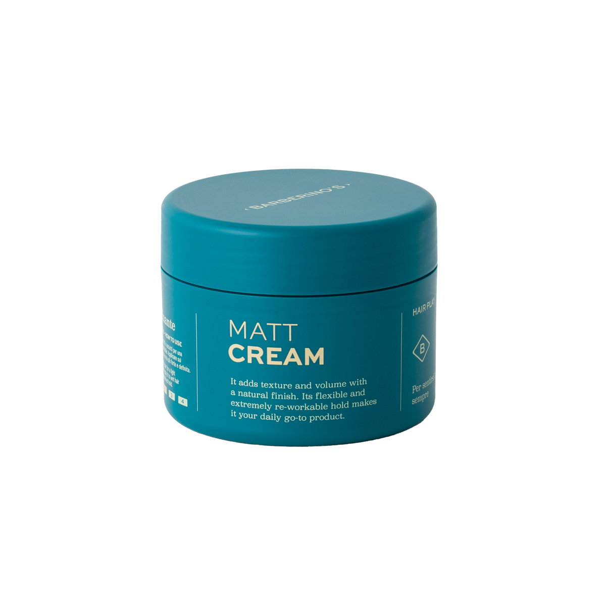 Matt Cream Hair Styling Cream for Matte Texture and Flexible Hold